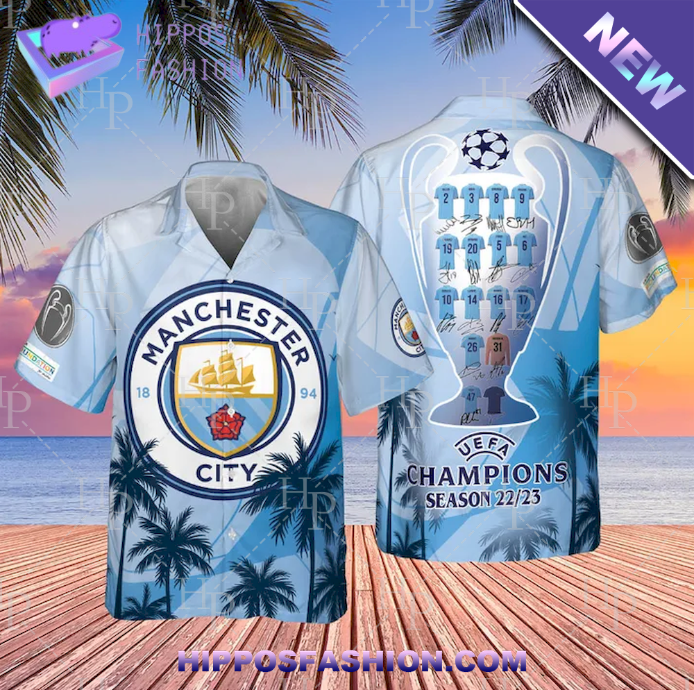 Manchester City Louis Vuitton Hawaiian Shirt And Shorts - HipposFashion