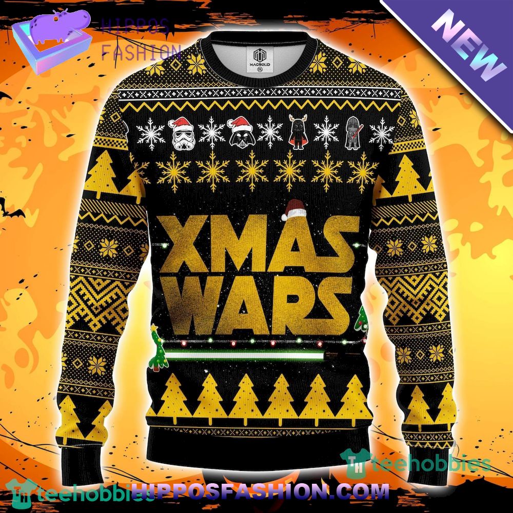 Star Wars Yellow Amazing Ugly Christmas Sweater