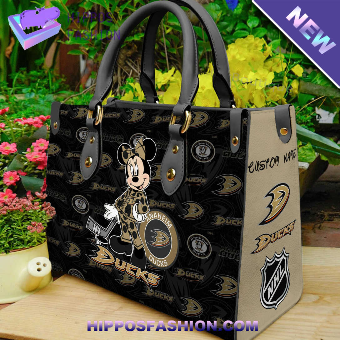 Anaheim Ducks Minnie Women Leather Hand Bag GfPQX.jpg