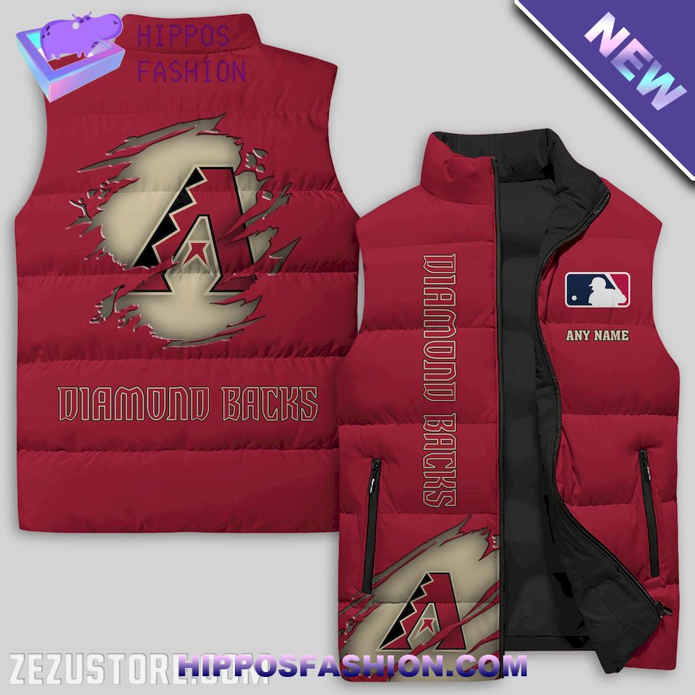 Arizona Diamondbacks MLB Personalized Puffer Jacket
