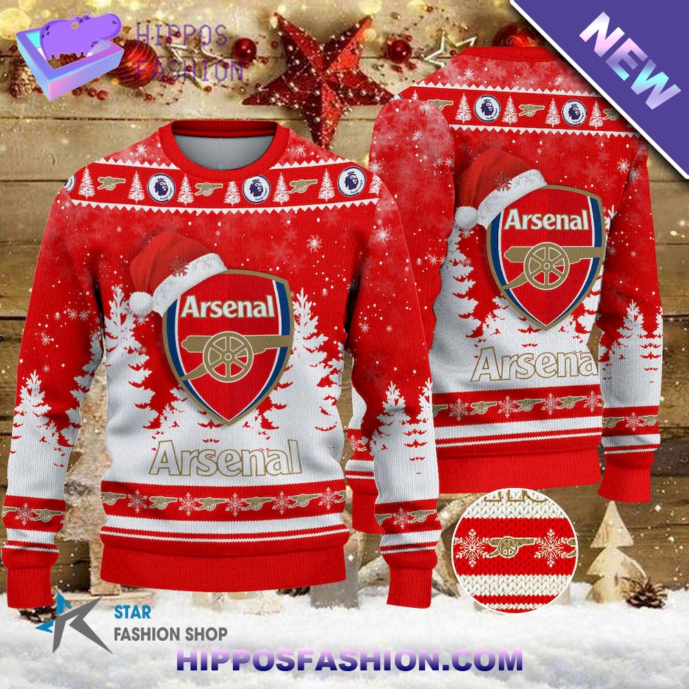 Arsenal EPL Team Ugly Christmas Sweater