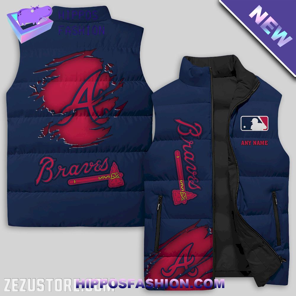 Atlanta Braves MLB Personalized Puffer Jacket