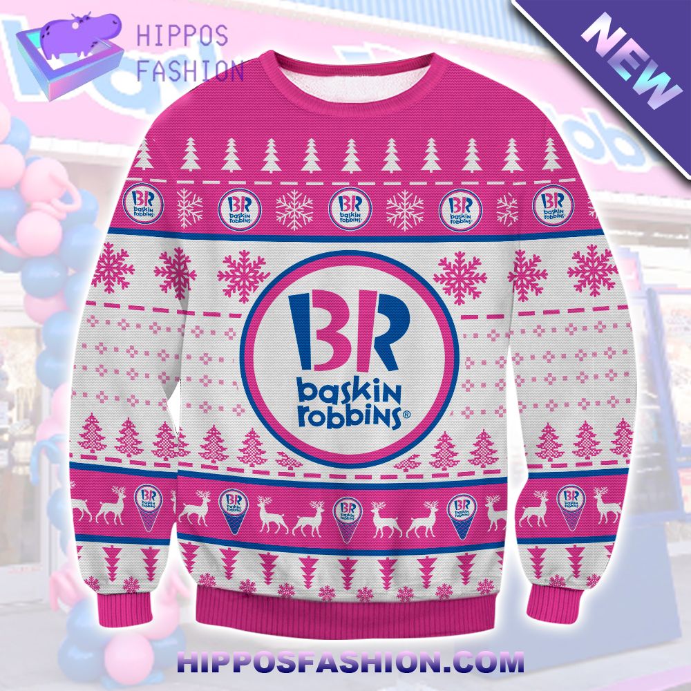 Baskin Robbins Ugly Christmas Sweater