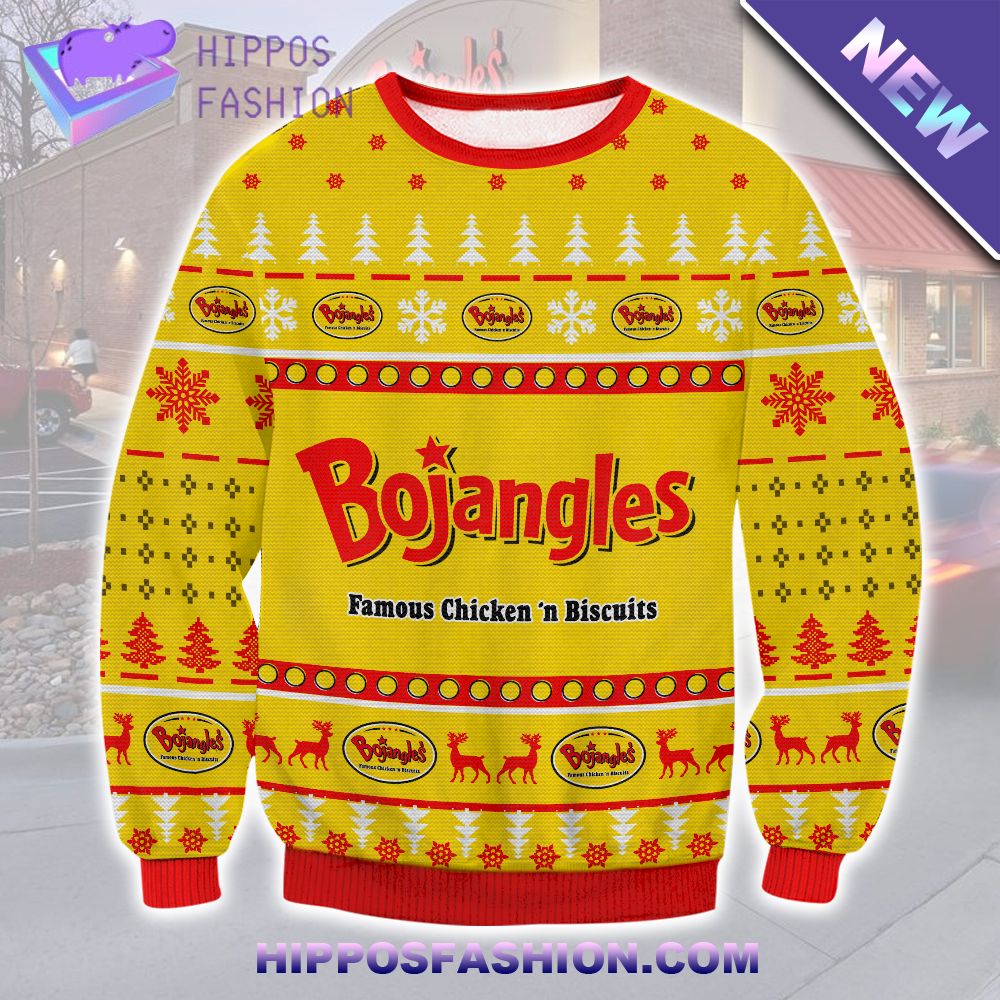 Bojangles Famous Chicken Ugly Christmas Sweater
