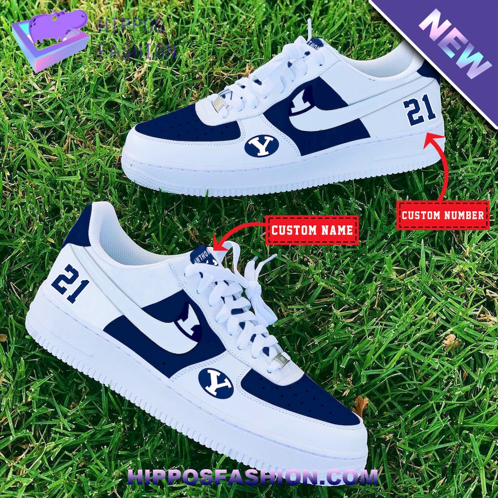 Byu Cougars NCAA Personalized Nike Air Force
