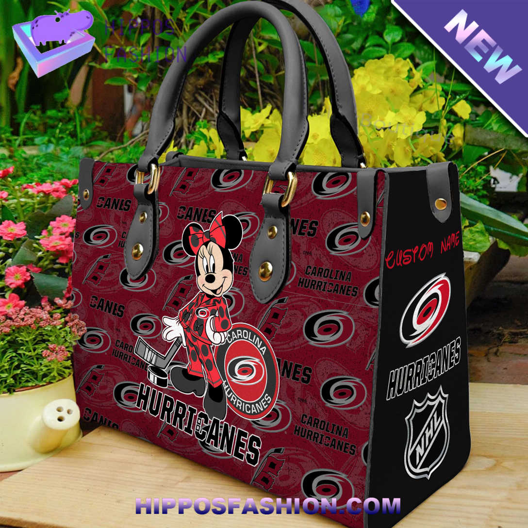 Carolina Hurricanes Minnie Women Leather Hand Bag ctQc.jpg