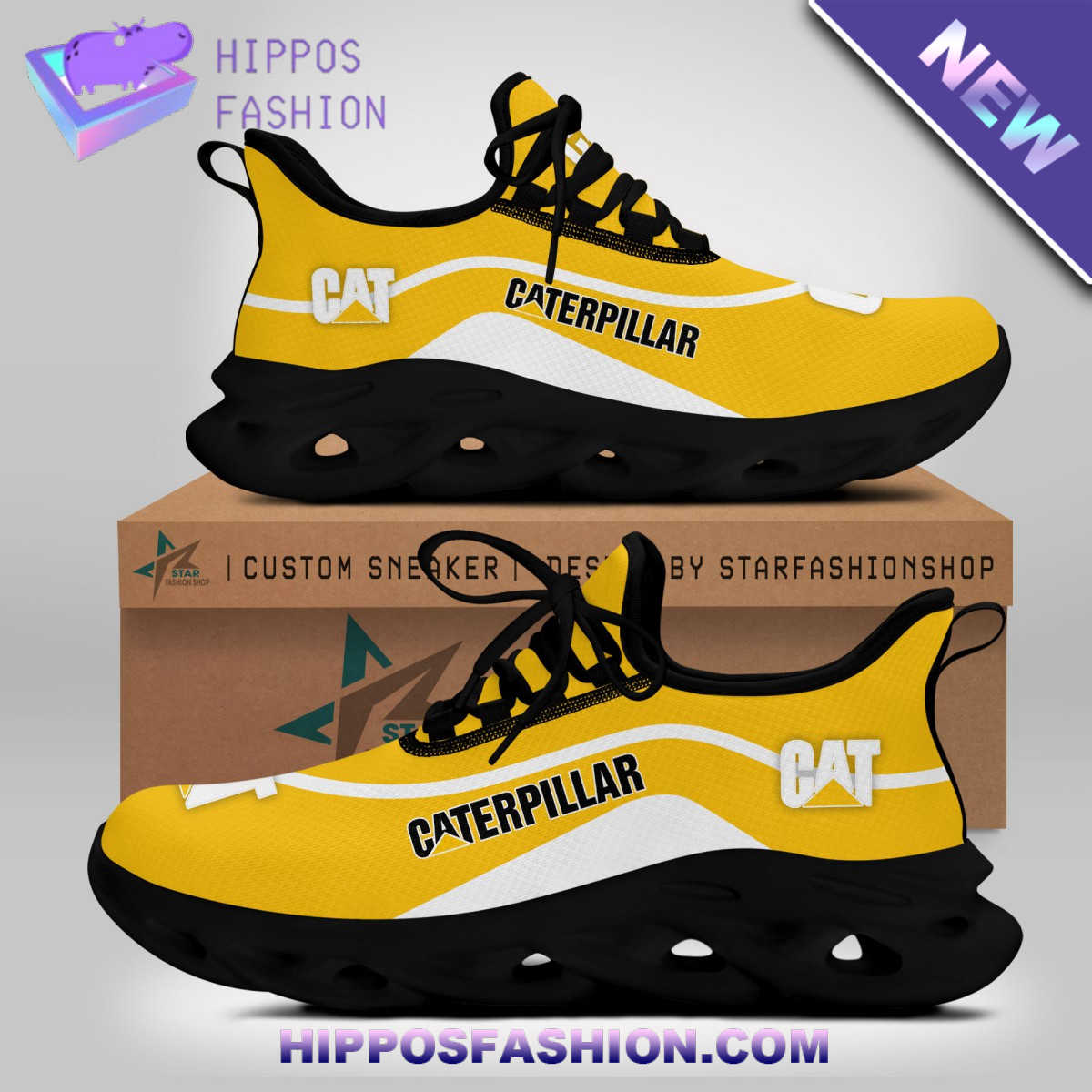 Caterpillar Inc Special Custom Name Max Soul Shoes