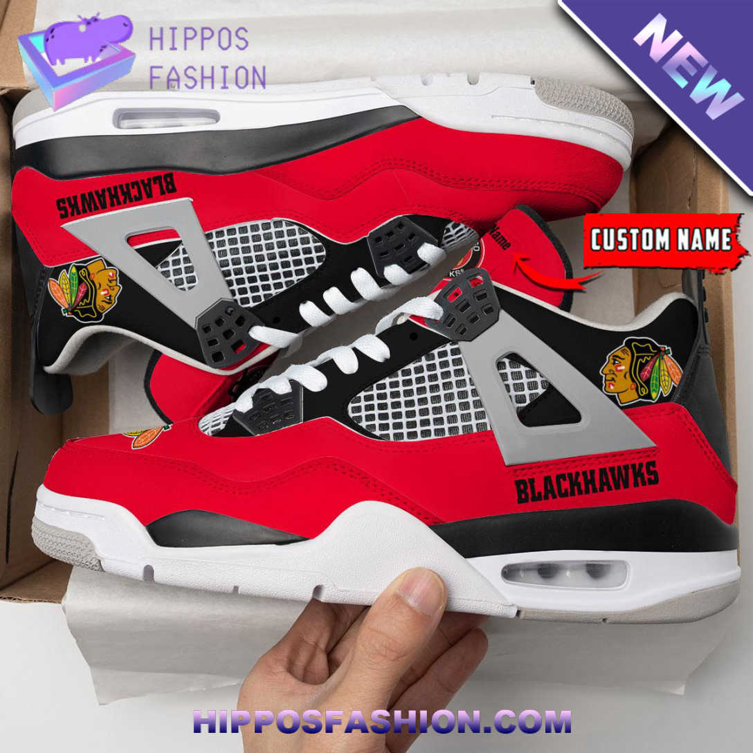 Chicago Blackhawks Personalized Air Jordan Sneaker mqzNk.jpg