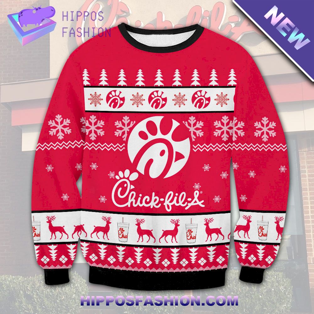Chick Fil A Ugly Christmas Sweater