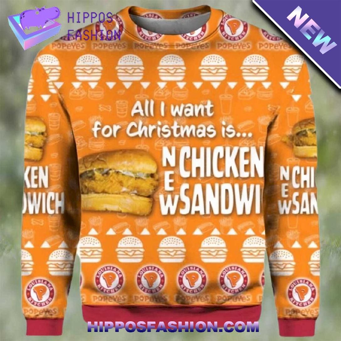 Chicken Sandwich Ugly Christmas Sweater Mspvt.jpg