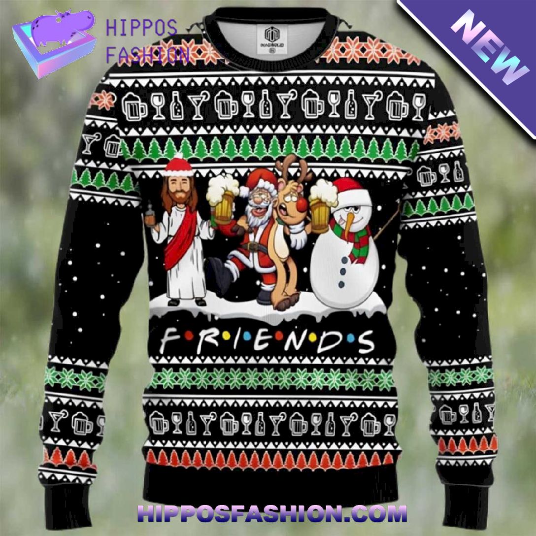 Christmas Friends Ugly Christmas Sweater gTpkU.jpg