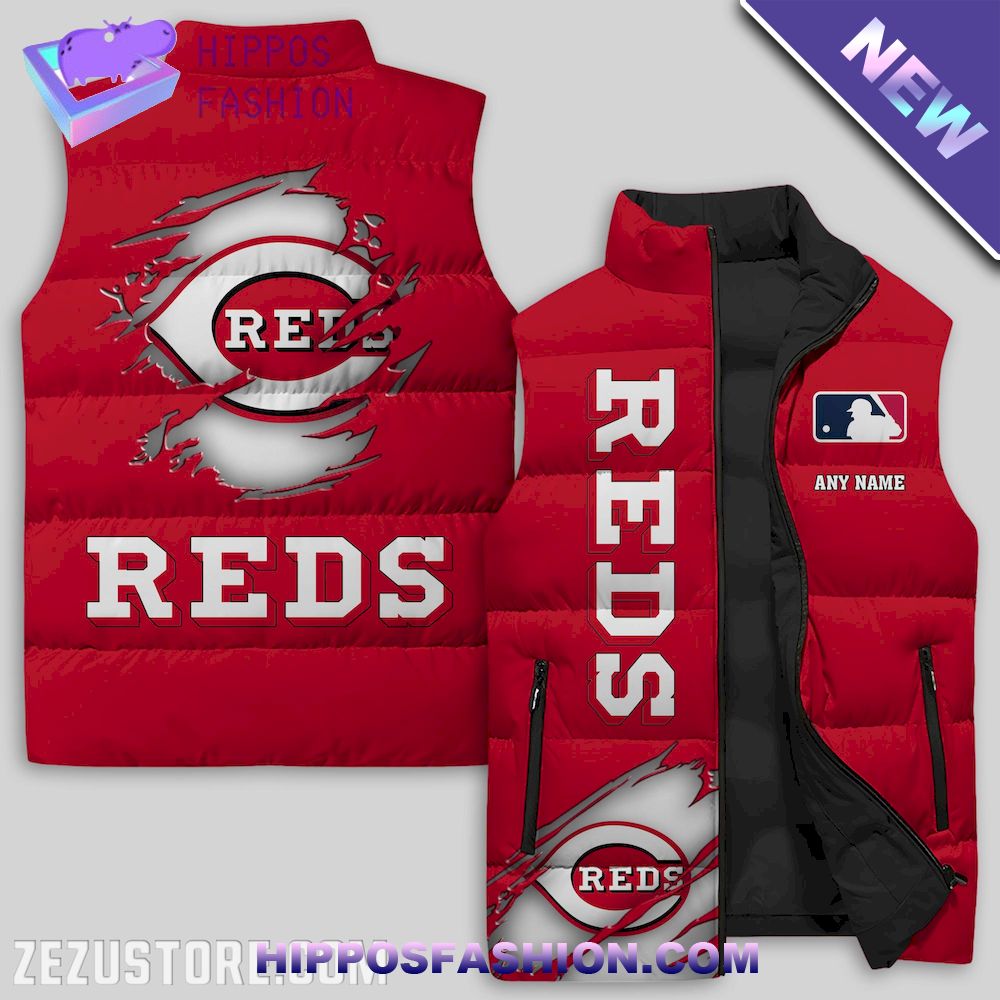 Cincinnati Reds MLB Personalized Puffer Jacket
