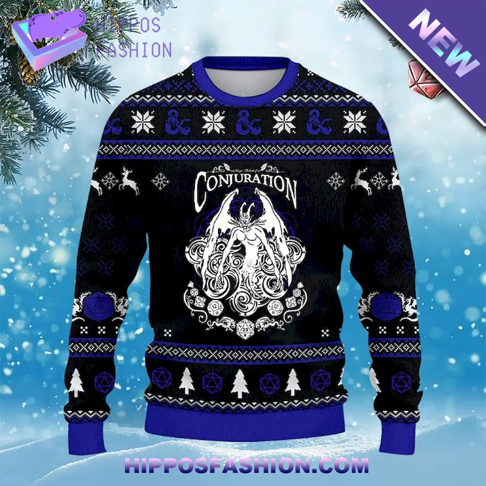 Classes Conjuration Ugly Christmas Sweater
