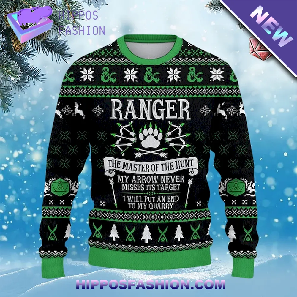 Classes Ranger Ugly Christmas Sweater