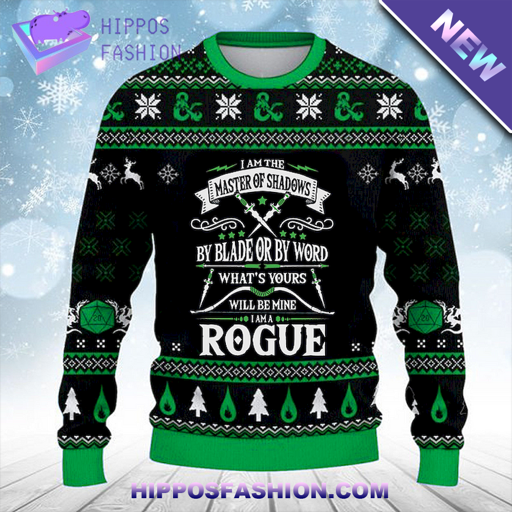 Classes Rogue Green Ugly Christmas Sweater