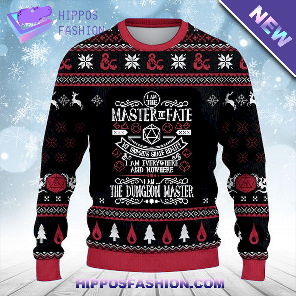 Classes The Gdungeon Master Ugly Christmas Sweater