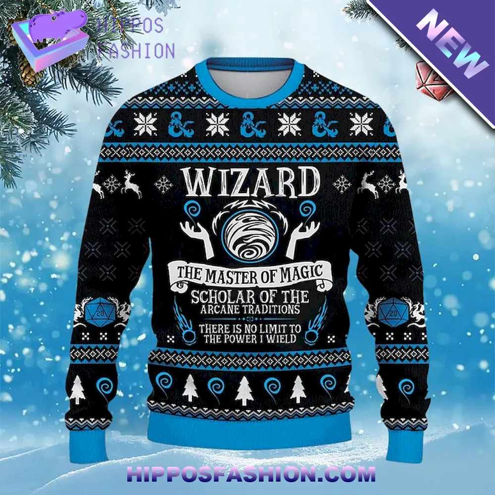 Classes Wizard Ugly Christmas Sweater