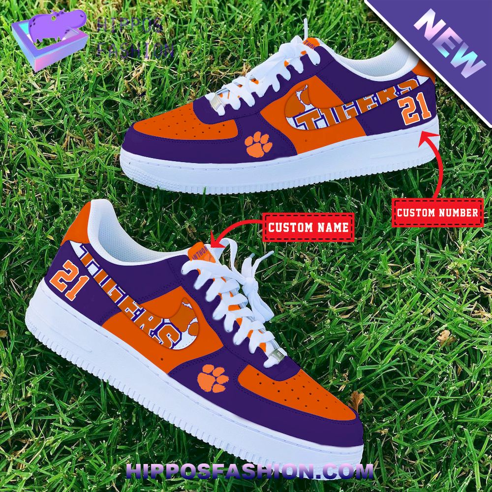 Clemson Tigers NCAA Personalized Nike Air Force
