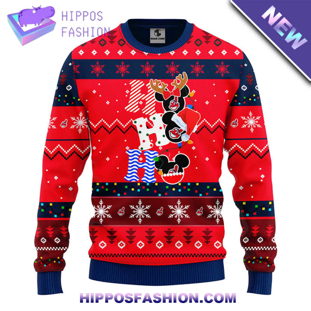 Cleveland Indians Hohoho Mickey Christmas Ugly Sweater GNf.jpg