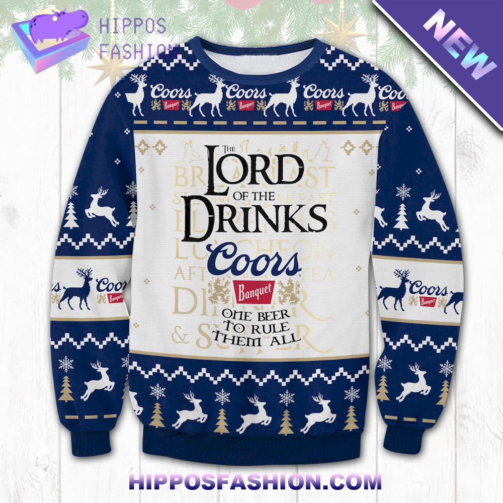 Coors Banquet Lord Of The Rings Ugly Sweater