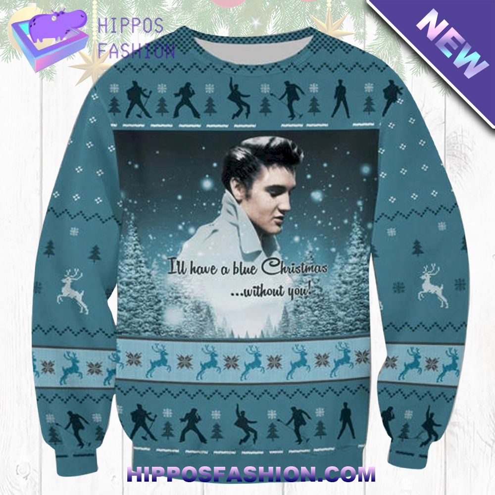 Elvis Presley Christmas Ugly Sweater