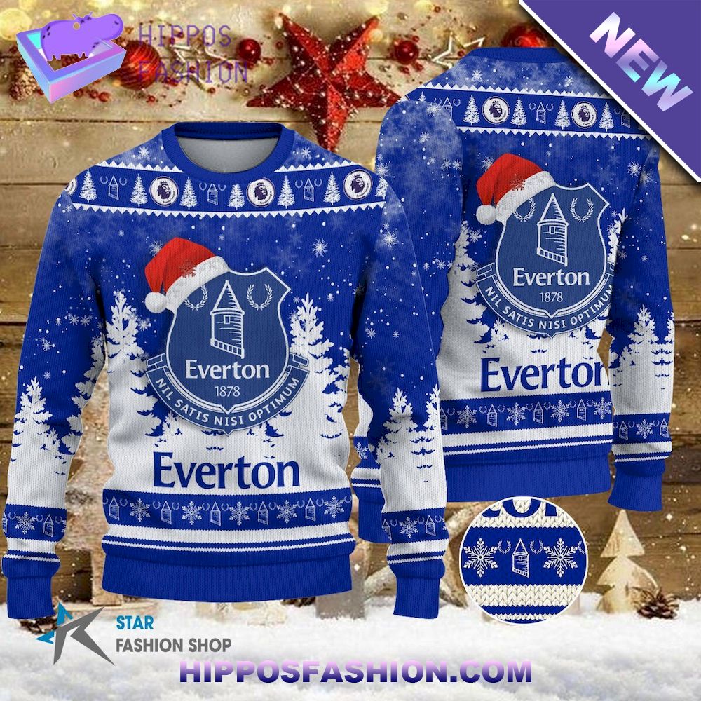Everton EPL Team Ugly Christmas Sweater