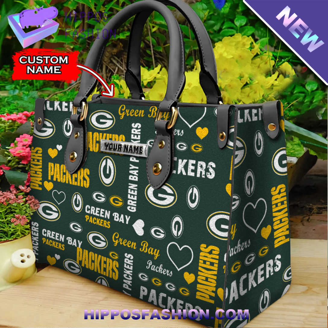 Green Bay Packers NFL Custom Name Leather HandBag AkIqa.jpg