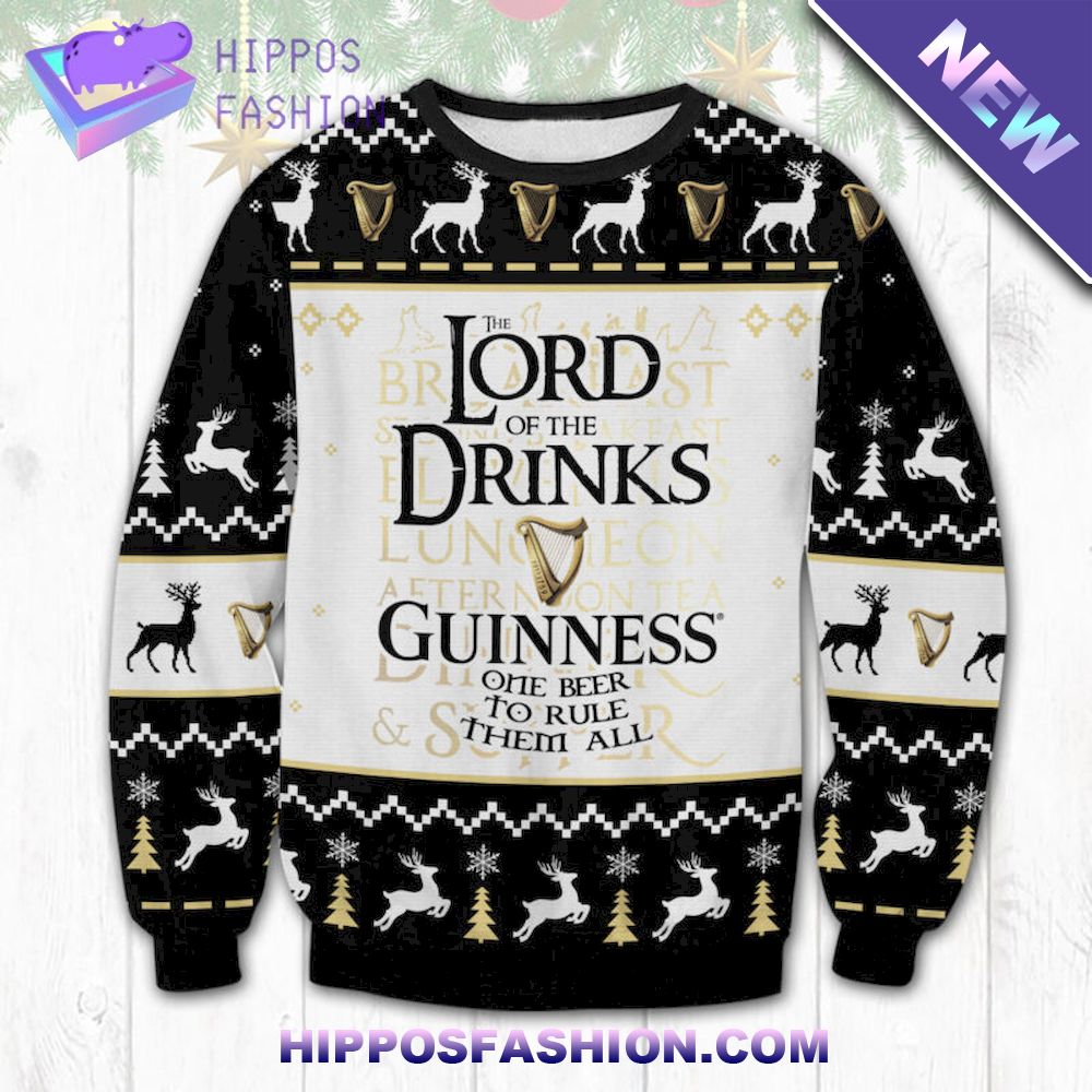 Guinness Lord Of The Rings Ugly Sweater