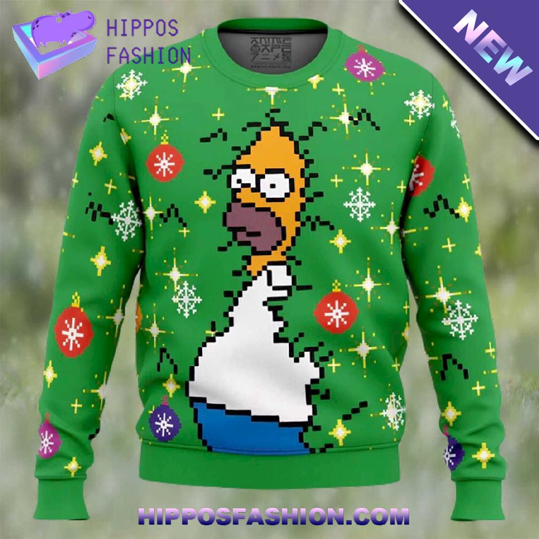Homer Bush Meme The Simpsons Ugly Christmas Sweater OCUj.jpg