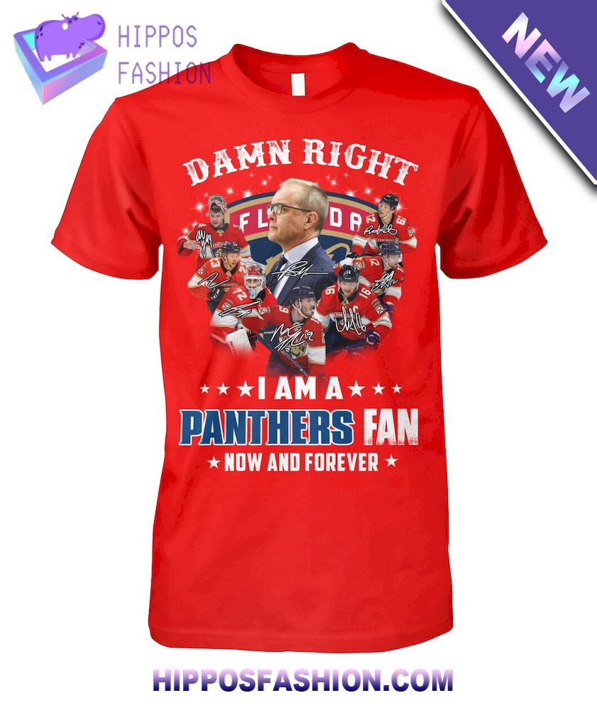 I Am A Panthers Fan Sports T Shirt D