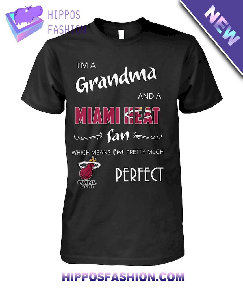 Im A Grandma And A Miami Heat Fan T Shirt D