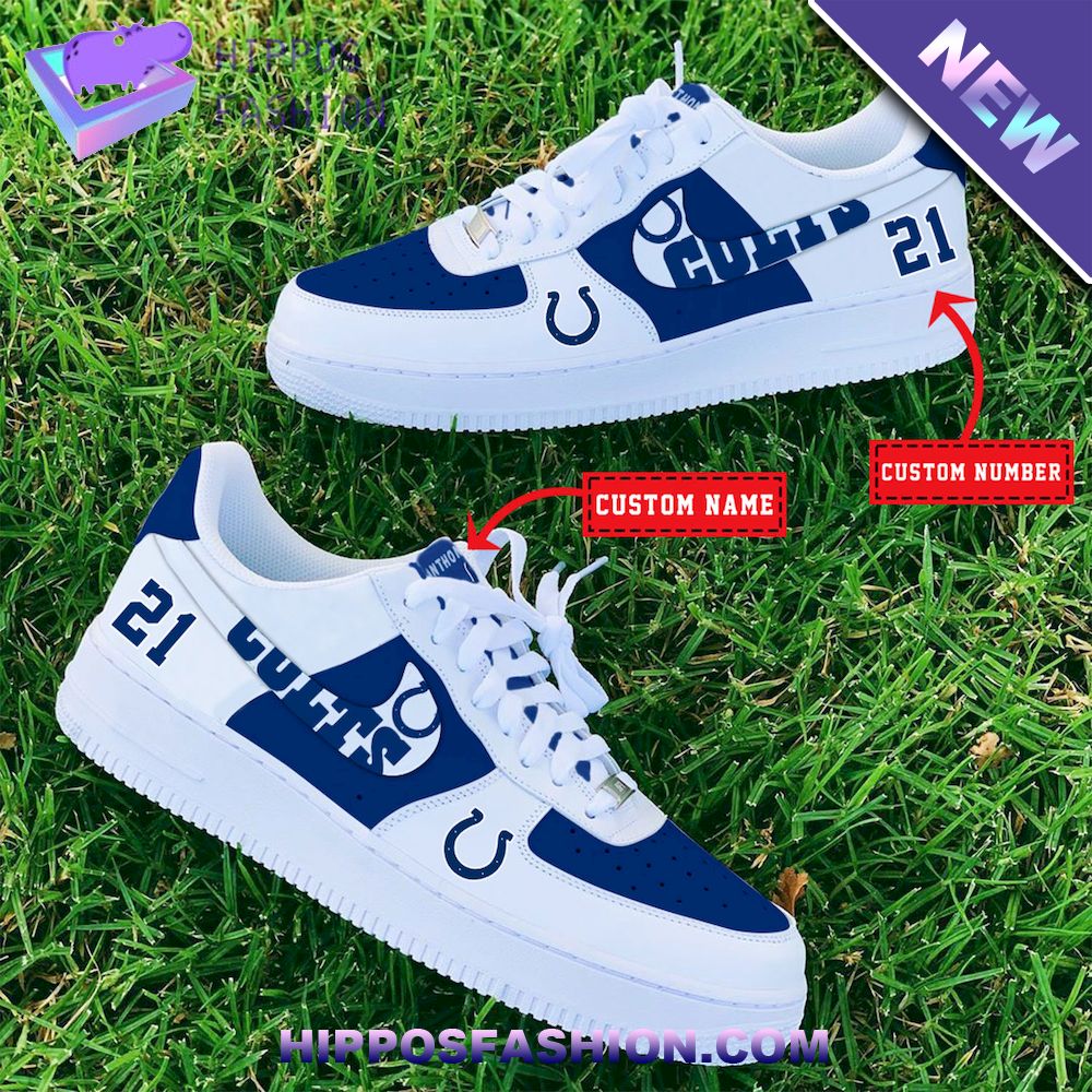 Indianapolis Colts NFL Personalized Nike Air Force