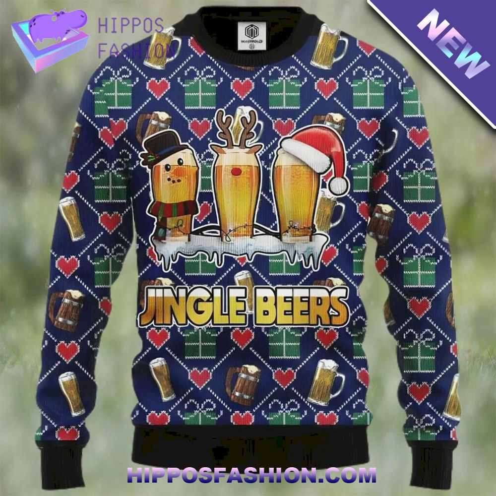 International Beer Day Jingle Beers Special Ugly Christmas Sweater