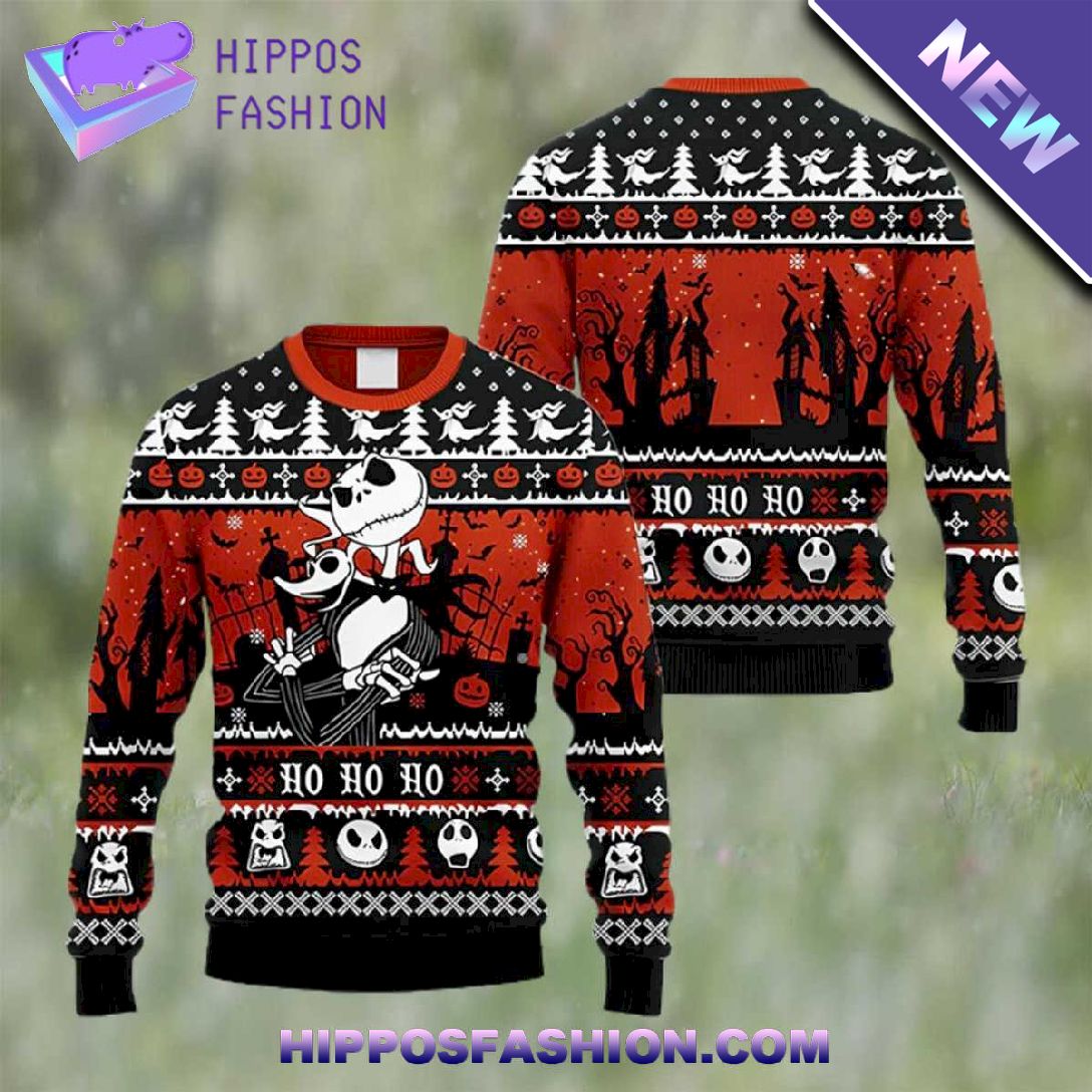 Jack Skellington And Zero Nightmare Before Ugly Christmas Sweater BoiJC.jpg