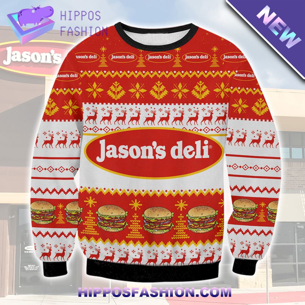 Jasons Deli Ugly Christmas Sweater