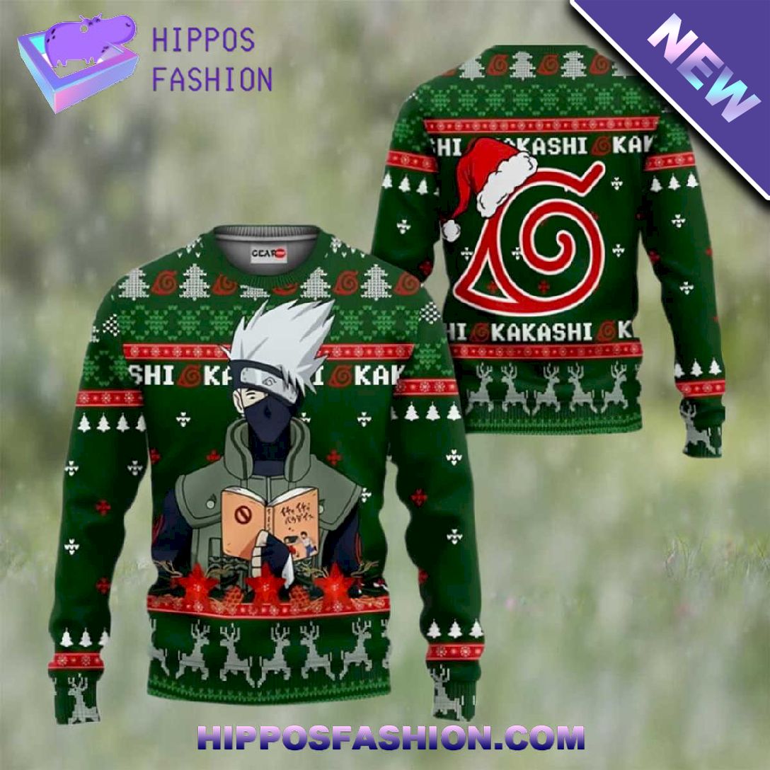 Kakashi Ugly Christmas Sweater xJQr.jpg