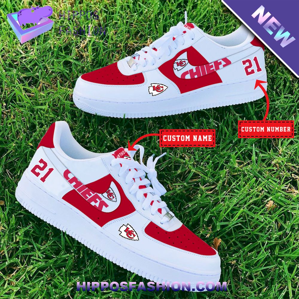 Kansas City Chiefs NFL Personalized Nike Air Force