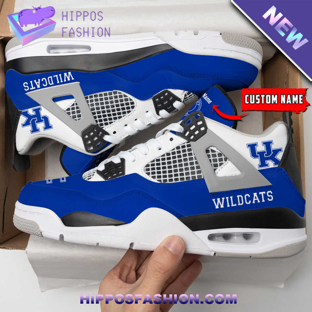 Kentucky Wildcats Personalized Air Jordan 4 Sneaker