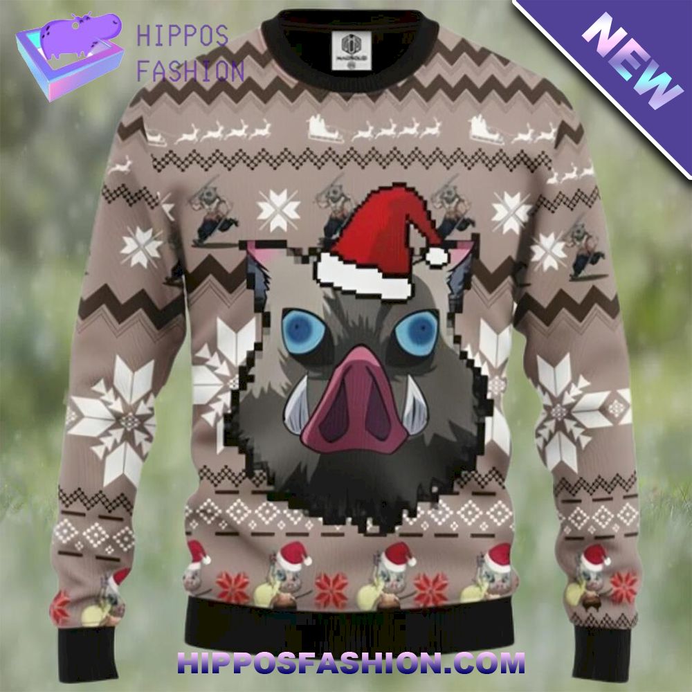 Kimetsu No Yaiba Hashibira Demon Slayer Chibi Demon Slayer Ugly Christmas Sweater