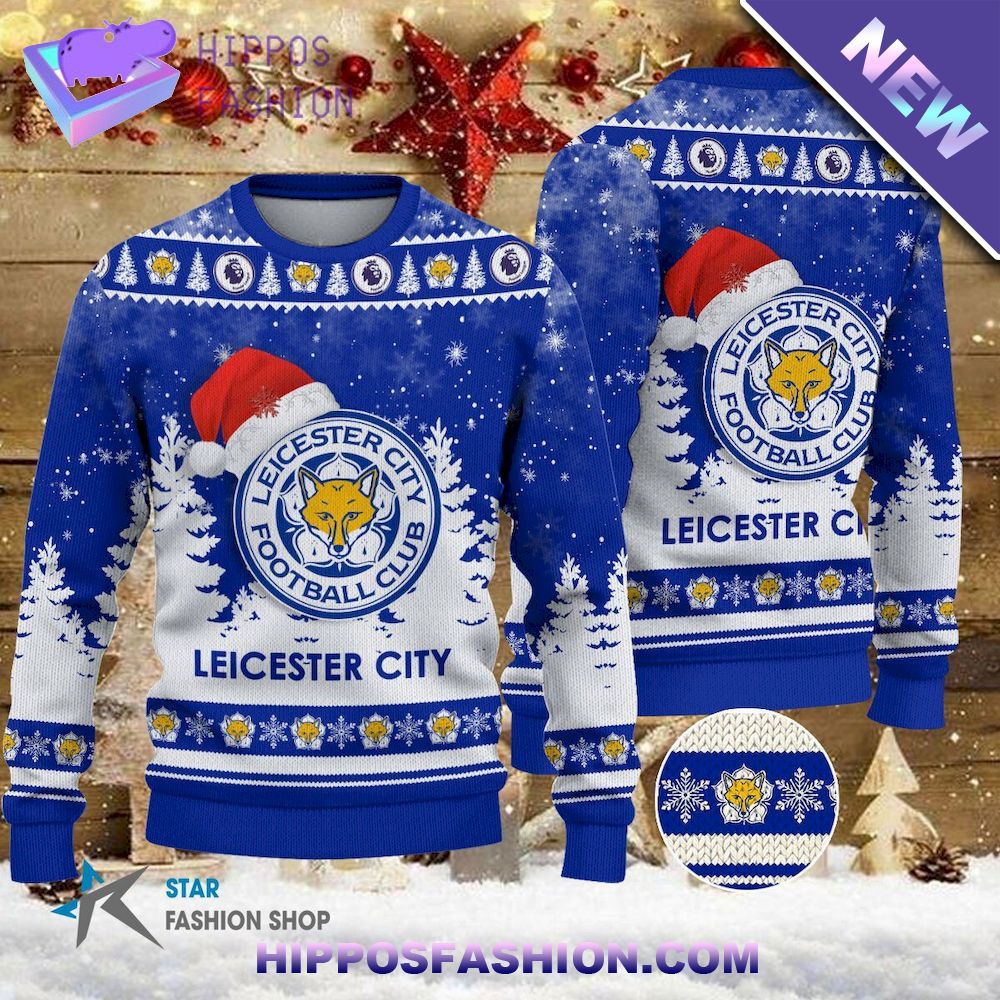Leicester City EPL Team Ugly Christmas Sweater