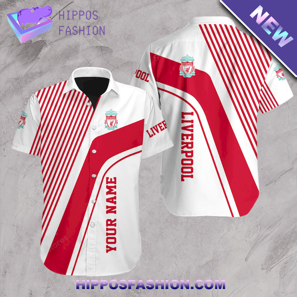 Liverpool FC Big Team Personalized Hawaiian Shirt