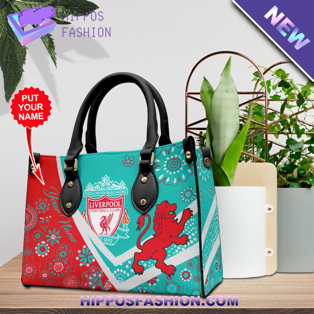 Liverpool FC The Reds Personalized Leather Handbag