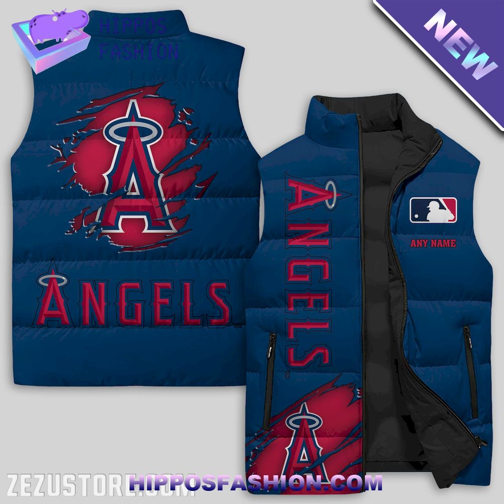 Los Angeles Angels MLB Personalized Puffer Jacket