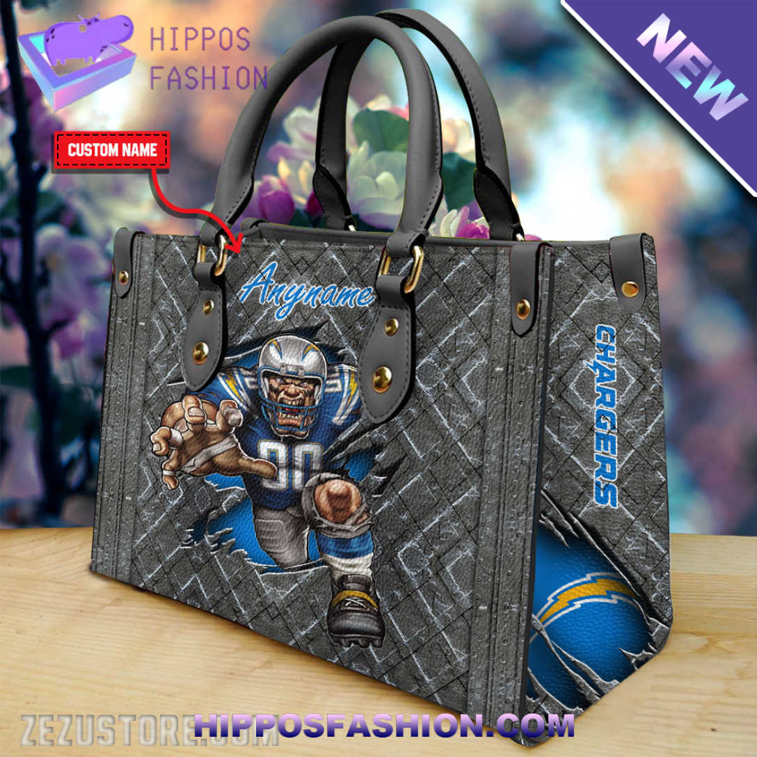 Los Angeles Chargers NFL Team Personalized Leather HandBag AhJf.jpg