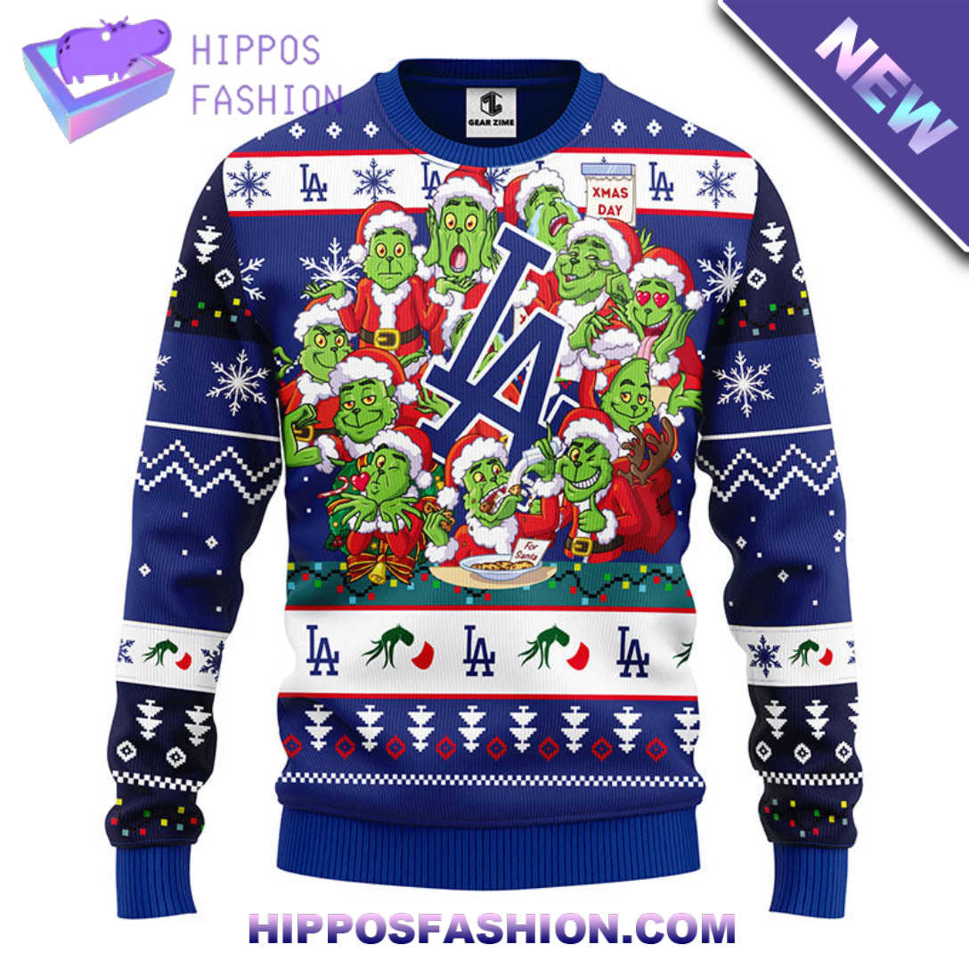 Los Angeles Dodgers Grinch Xmas Day Christmas Ugly Sweater cdtA.jpg