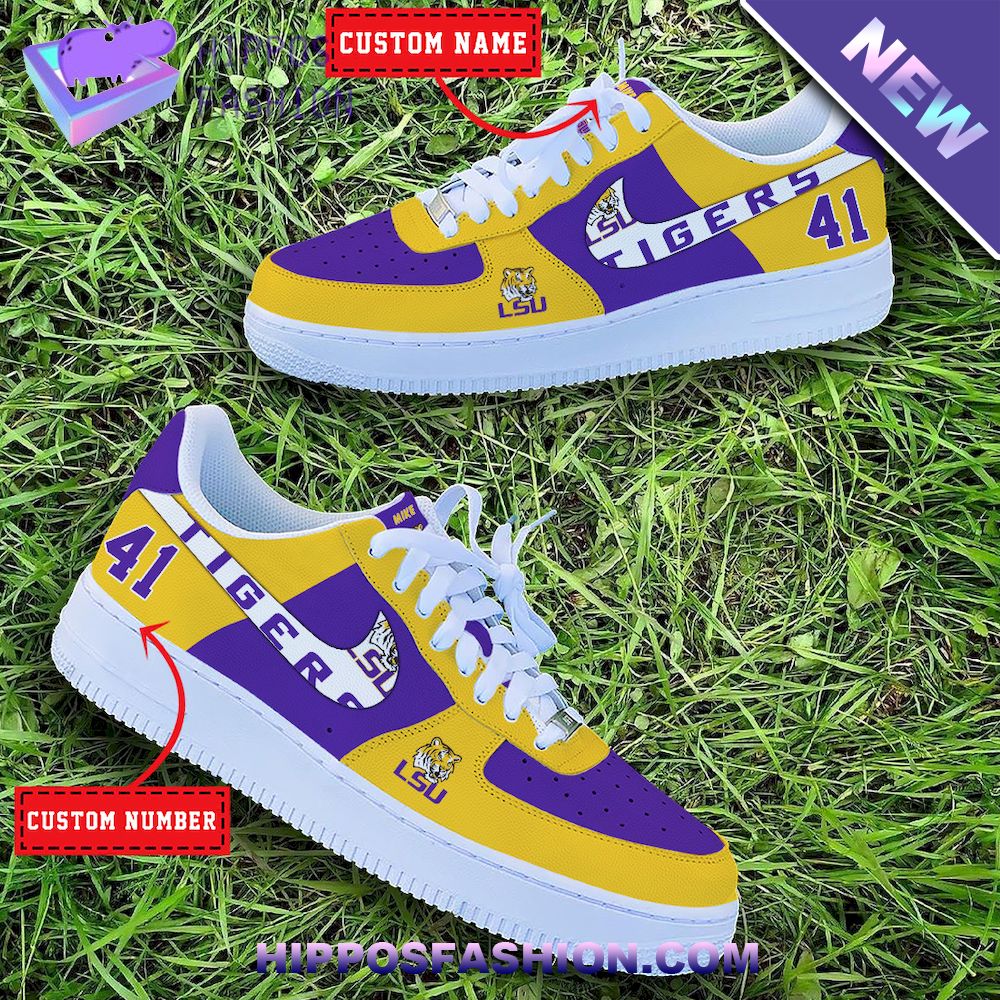 Lsu Tigers NCAA Personalized Nike Air Force
