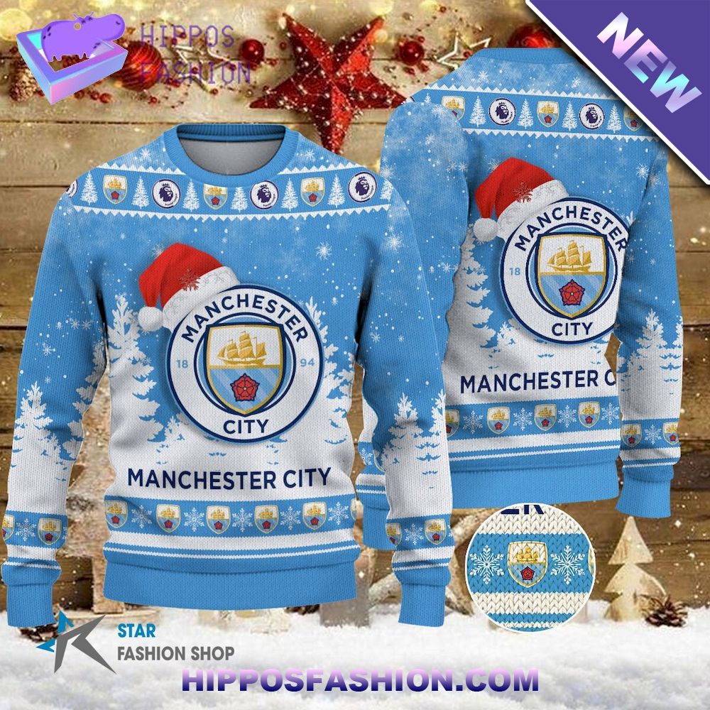Manchester City EPL Team Ugly Christmas Sweater