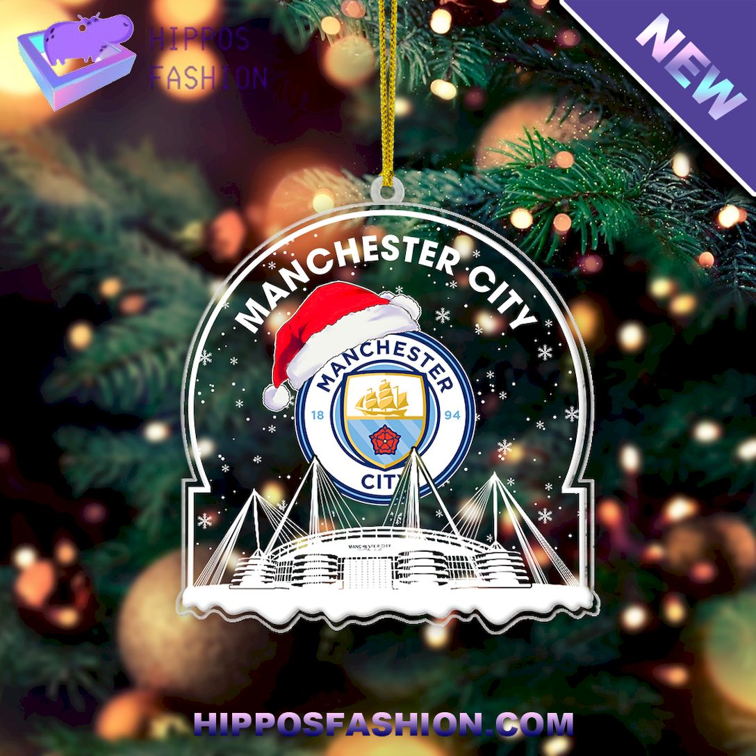 Manchester City FC Christmas Gift Ornament