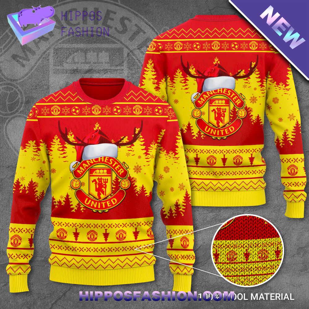 Manchester United Red Devils D Ugly Sweater