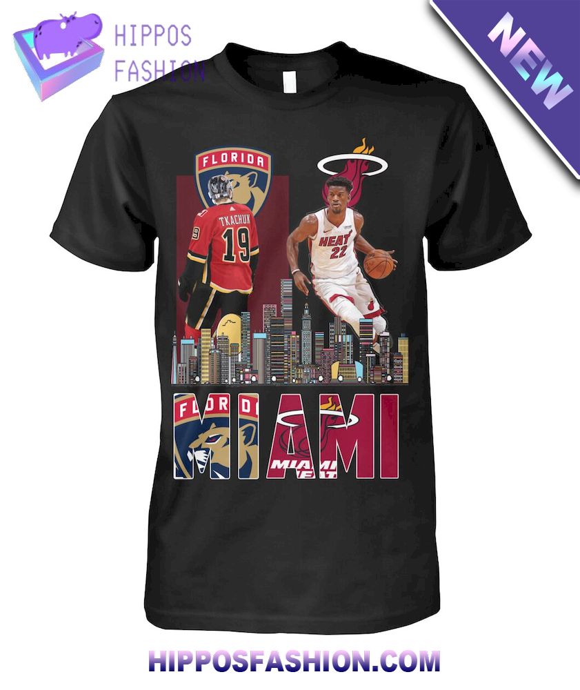 Miami City Sports T Shirt D